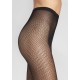 Mustad Marilyn Charly E03 võrksukkpüksid peene geomeetrilise mustriga
